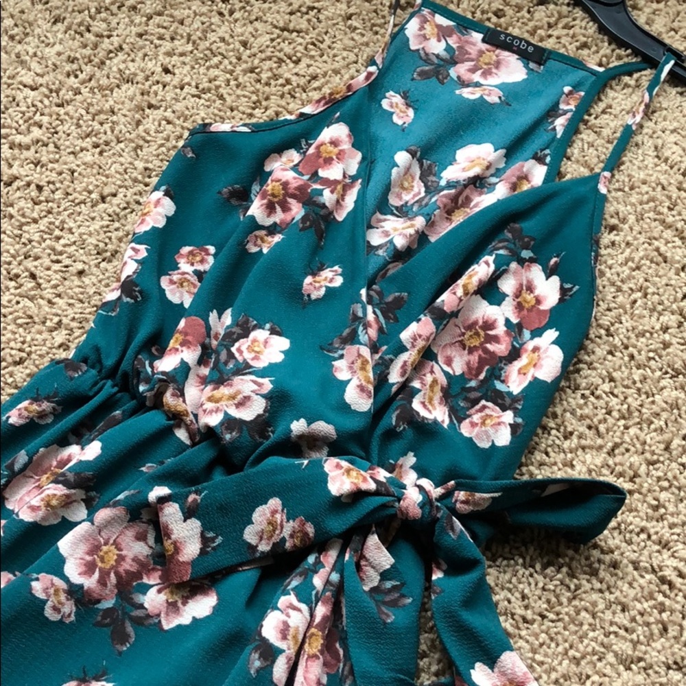 Flower long dress
